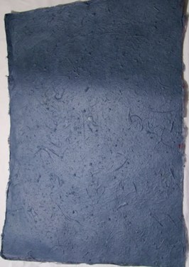 Bogen -Bananenfaser-  blau