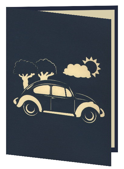 3D Pop-Up Karte "Käfer" – Bild 2