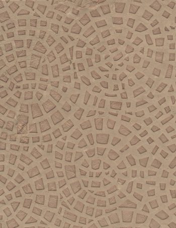 Loktabogen "embossed circle" 51x75cm, nature