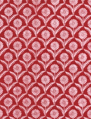 Loktabogen "Flower" 51*75cm, No.3 red